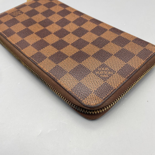 Louis Vuitton Zippy Organizer Damier Ebene Brown
