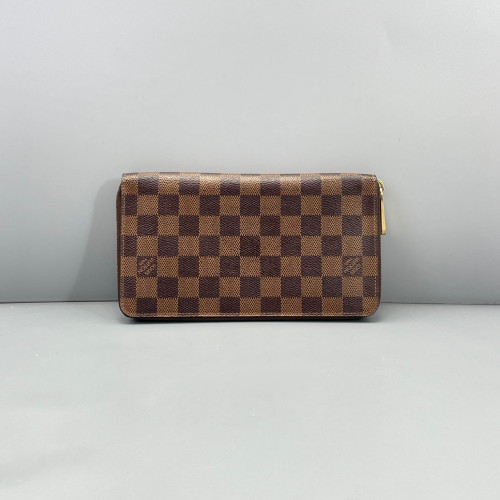 Louis Vuitton Zippy Organizer Damier Ebene Brown