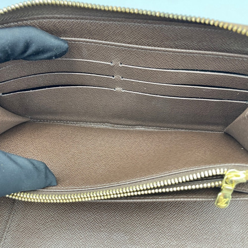 Louis Vuitton Zippy Organizer Damier Ebene Brown