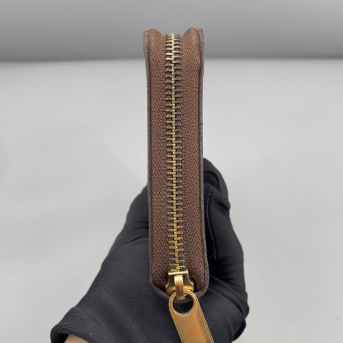Louis Vuitton Zippy Organizer Damier Ebene Brown