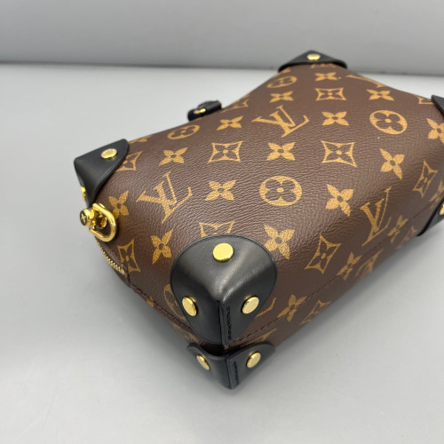Louis Vuitton Petite Malle Souple Monogram Brown Black Louis Vuitton Petite Malle Souple Monogram Brown Black