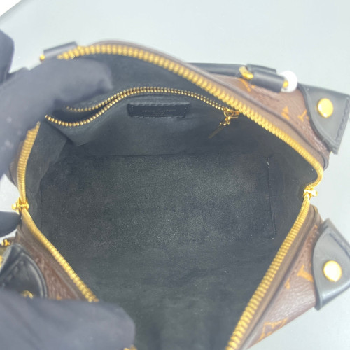 Louis Vuitton Petite Malle Souple Monogram Brown Black Louis Vuitton Petite Malle Souple Monogram Brown Black