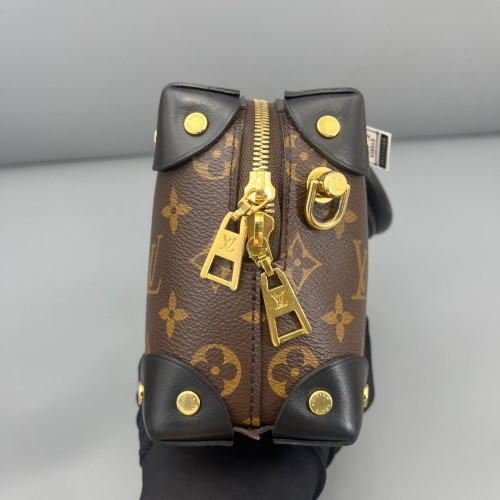 Louis Vuitton Petite Malle Souple Monogram Brown Black Louis Vuitton Petite Malle Souple Monogram Brown Black