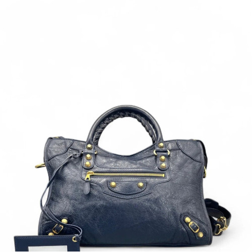 Balenciaga Medium City Arena Lambskin Blue