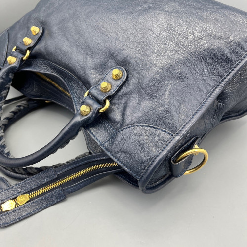 Balenciaga Medium City Arena Lambskin Blue