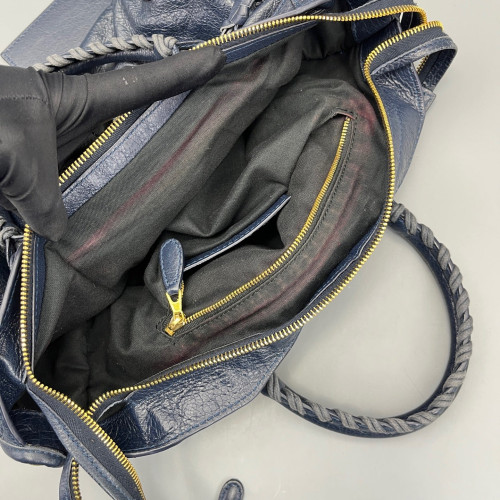 Balenciaga Medium City Arena Lambskin Blue