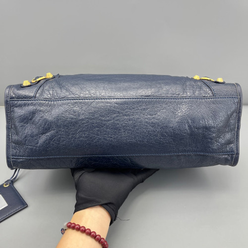 Balenciaga Medium City Arena Lambskin Blue