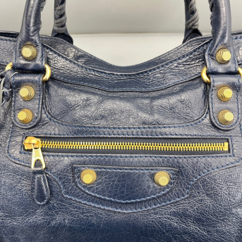 Balenciaga Medium City Arena Lambskin Blue