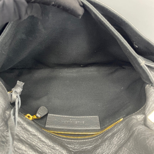 Balenciaga Giant 12 Envelope Clutch Corssbody Bag Arena Lambskin Dark Grey