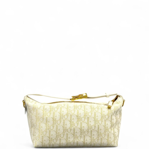 Dior Diortravel Nomad Pouch Oblique Pale Gold Beige