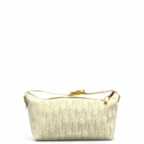Dior Diortravel Nomad Pouch Oblique Pale Gold Beige