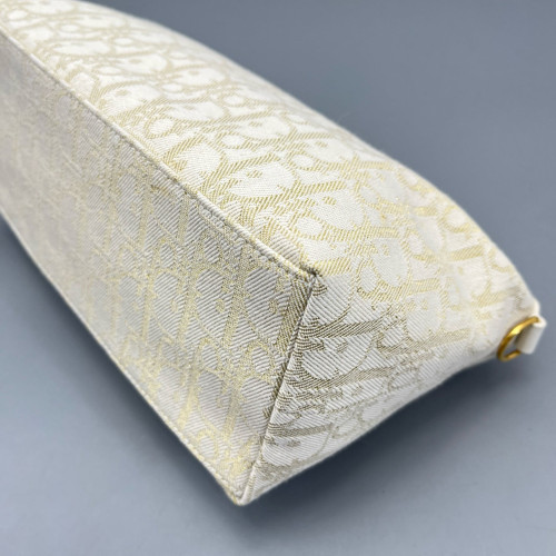 Dior Diortravel Nomad Pouch Oblique Pale Gold Beige