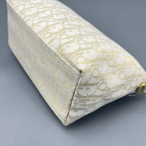 Dior Diortravel Nomad Pouch Oblique Pale Gold Beige