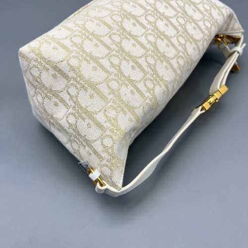 Dior Diortravel Nomad Pouch Oblique Pale Gold Beige