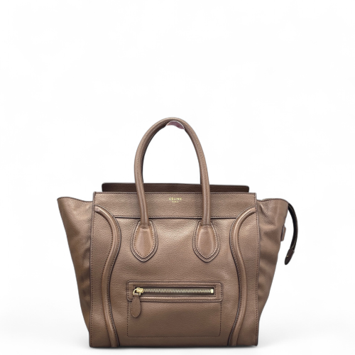 Celine Mini Luggage Calfskin Light Brown Celine Mini Luggage Calfskin Light Brown