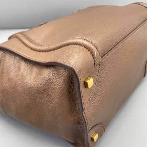 Celine Mini Luggage Calfskin Light Brown Celine Mini Luggage Calfskin Light Brown