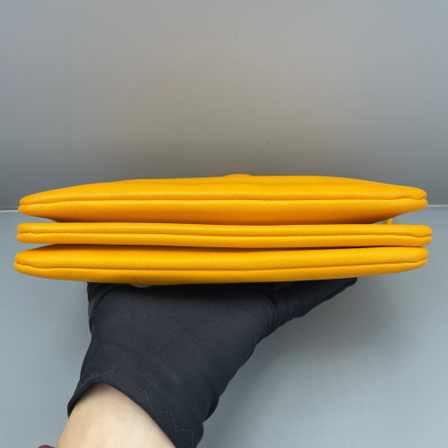 Celine Small Trio Calfskin Yellow