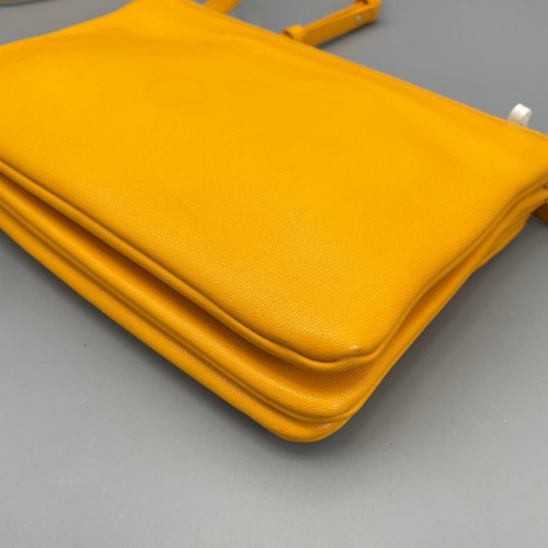 Celine Small Trio Calfskin Yellow