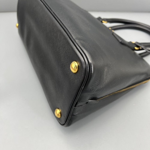 Prada Medium Lux Open Promenade Saffiano Calfskin Black