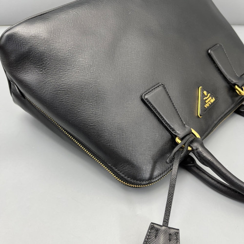 Prada Medium Lux Open Promenade Saffiano Calfskin Black