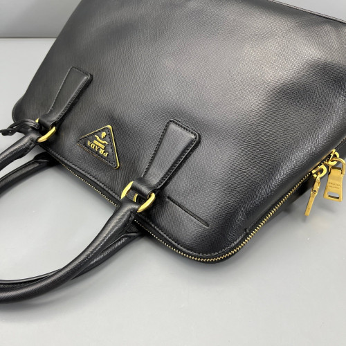 Prada Medium Lux Open Promenade Saffiano Calfskin Black