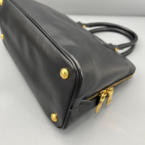 Prada Medium Lux Open Promenade Saffiano Calfskin Black