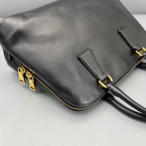 Prada Medium Lux Open Promenade Saffiano Calfskin Black