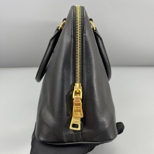 Prada Medium Lux Open Promenade Saffiano Calfskin Black