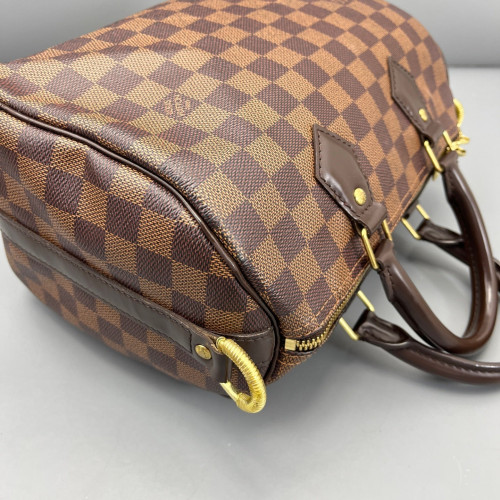 Louis Vuitton Speedy Bandouliere 25 Damier Ebene Brown