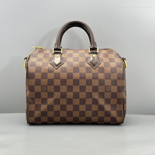 Louis Vuitton Speedy Bandouliere 25 Damier Ebene Brown