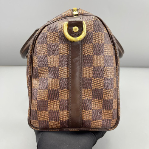 Louis Vuitton Speedy Bandouliere 25 Damier Ebene Brown