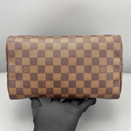 Louis Vuitton Speedy Bandouliere 25 Damier Ebene Brown