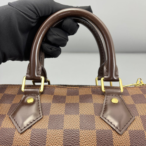 Louis Vuitton Speedy Bandouliere 25 Damier Ebene Brown