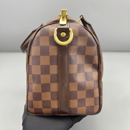 Louis Vuitton Speedy Bandouliere 25 Damier Ebene Brown