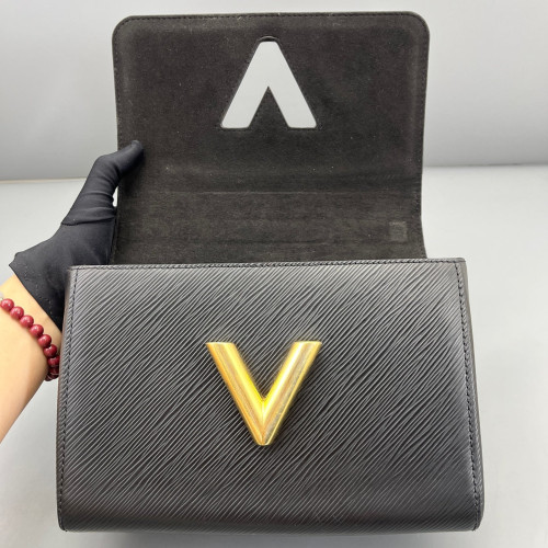 Louis Vuitton Twist MM Epi Black Louis Vuitton Twist MM Epi Black