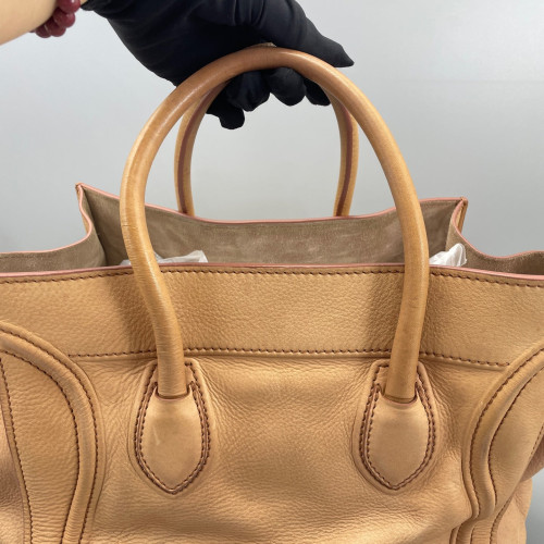 Celine Medium Luggage Phantom Grained Calfskin Khaki