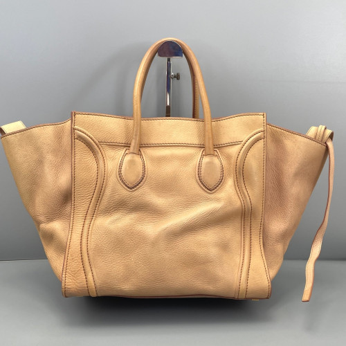 Celine Medium Luggage Phantom Grained Calfskin Khaki