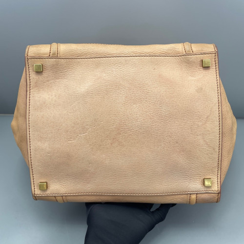 Celine Medium Luggage Phantom Grained Calfskin Khaki