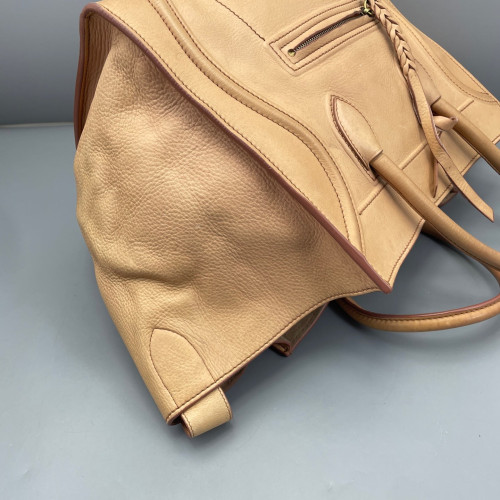 Celine Medium Luggage Phantom Grained Calfskin Khaki