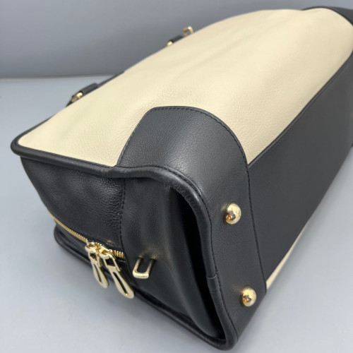 Loewe Amazona 36 Calfskin Black Beige Loewe Amazona 36 Calfskin Black Beige
