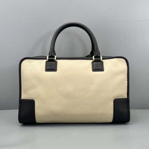 Loewe Amazona 36 Calfskin Black Beige Loewe Amazona 36 Calfskin Black Beige