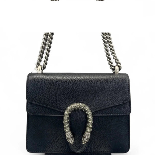 Gucci Mini Dionysus Calfskin Strass Black