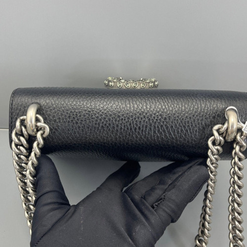 Gucci Mini Dionysus Calfskin Strass Black