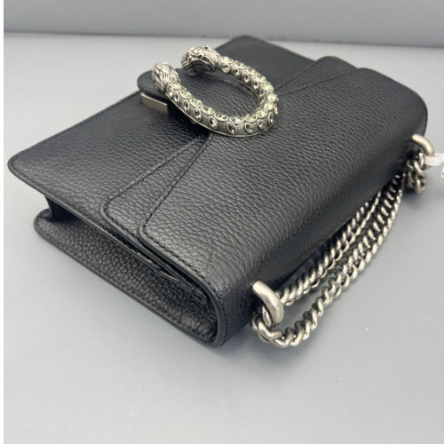 Gucci Mini Dionysus Calfskin Strass Black
