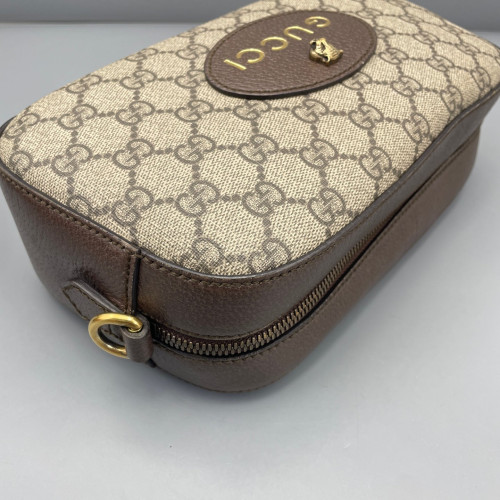 Gucci Neo Vintage Shoulder Bag GG Supreme Monogram Beige Ebony Gucci Neo Vintage Shoulder Bag GG Supreme Monogram Beige Ebony