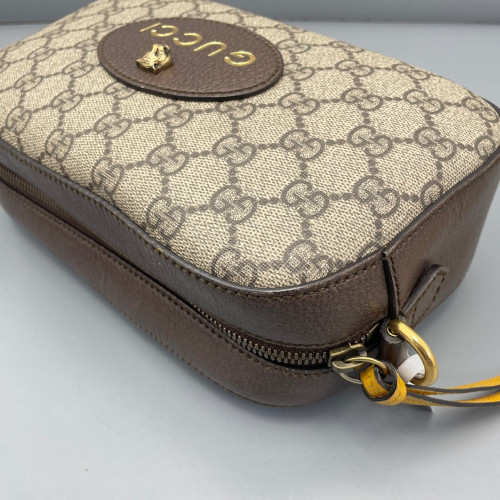Gucci Neo Vintage Shoulder Bag GG Supreme Monogram Beige Ebony Gucci Neo Vintage Shoulder Bag GG Supreme Monogram Beige Ebony
