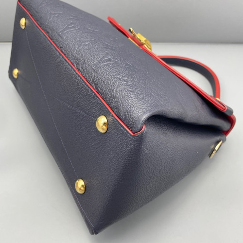 Louis Vuitton Georges MM Monogram Empreinte Blue Louis Vuitton Georges MM Monogram Empreinte Blue