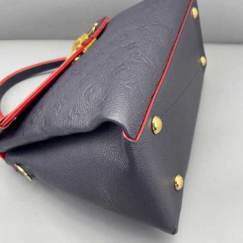 Louis Vuitton Georges MM Monogram Empreinte Blue Louis Vuitton Georges MM Monogram Empreinte Blue