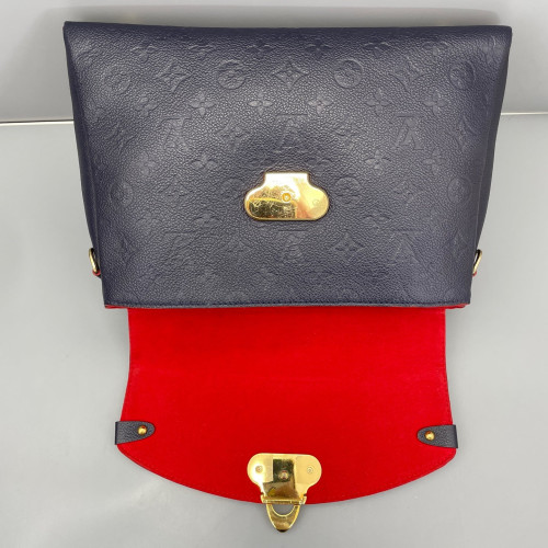 Louis Vuitton Georges MM Monogram Empreinte Blue Louis Vuitton Georges MM Monogram Empreinte Blue