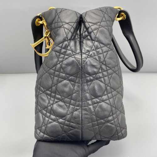 Dior Soft Lady Dior Tote Calfskin Black Dior Soft Lady Dior Tote Calfskin Black